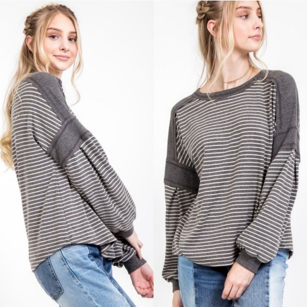 72843 Striped Top - Picture 4 of 4